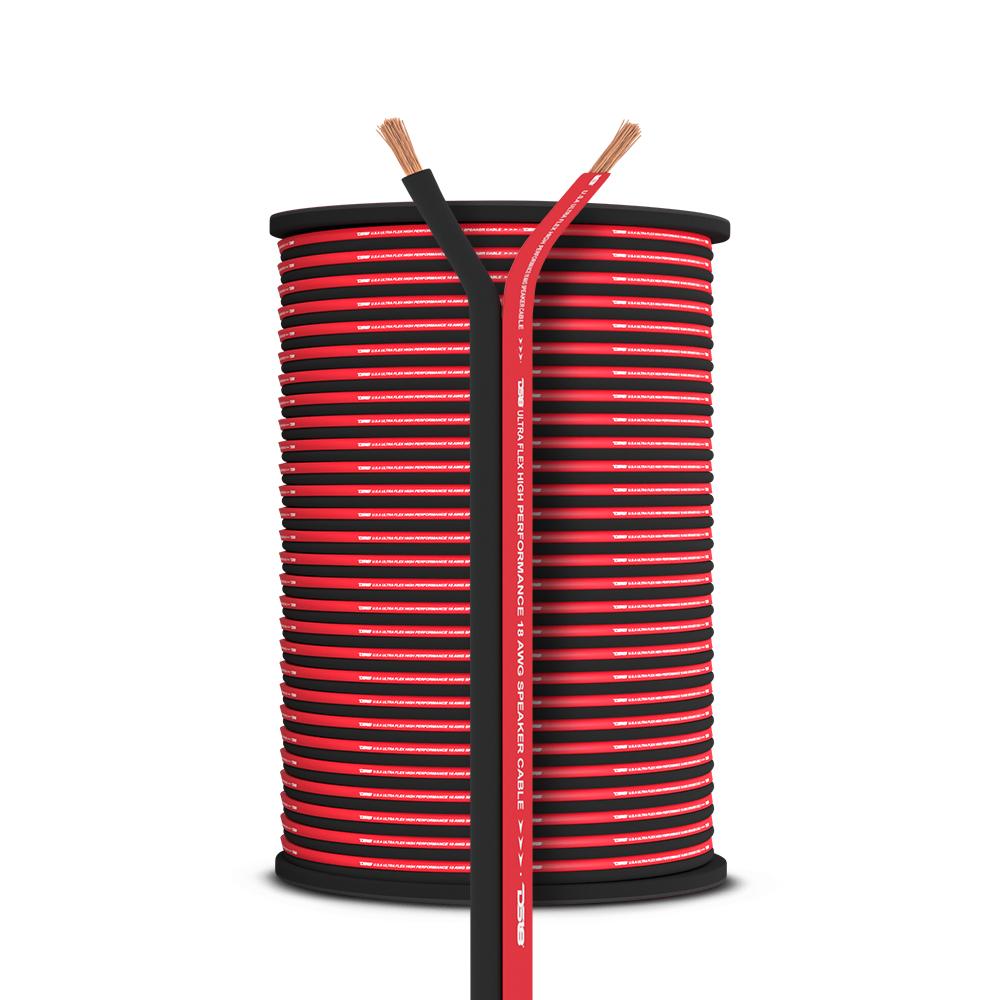 DS18 18-GA Speaker Wire 1000 Feet Red