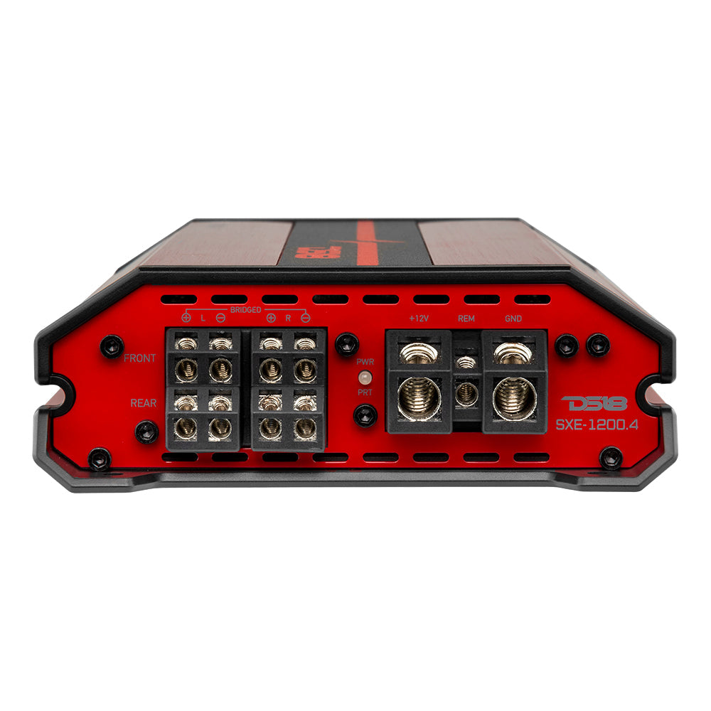 DS18 SXE Class A/B 4-Channel Full-Range Car Amplifier 4 x 60 RMS @4 Ohm 1200 Watts
