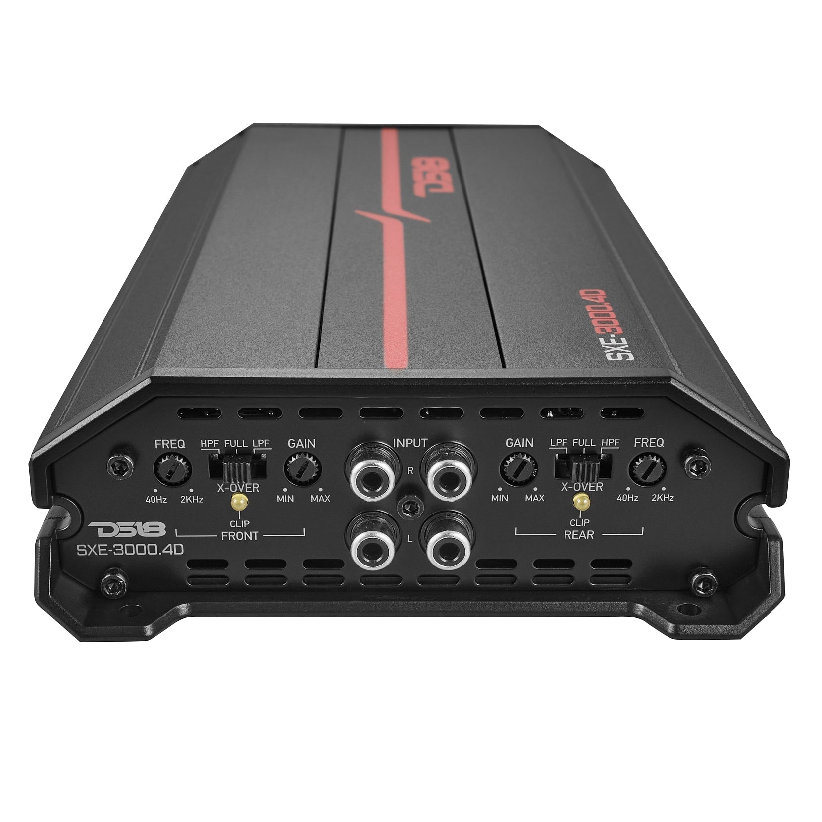 DS18 SXE Class D 4-Channel  Full-Range Car Amplifier 4 x 200 RMS @4 Ohm 3000 Watts