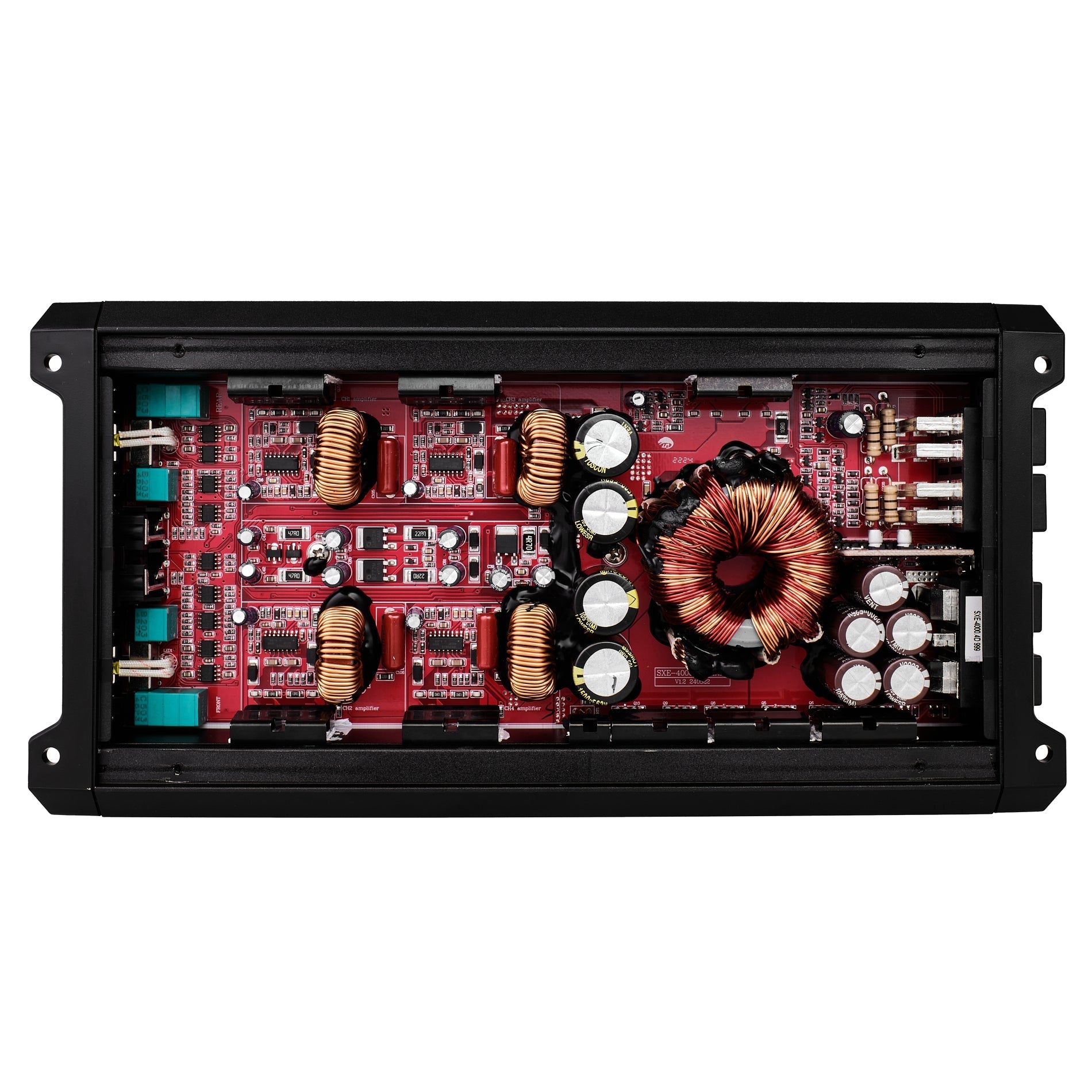 DS18 SXE Class D 4-Channel Full-Range Car Amplifier 4 x 275 RMS @4 Ohm 4000 Watts