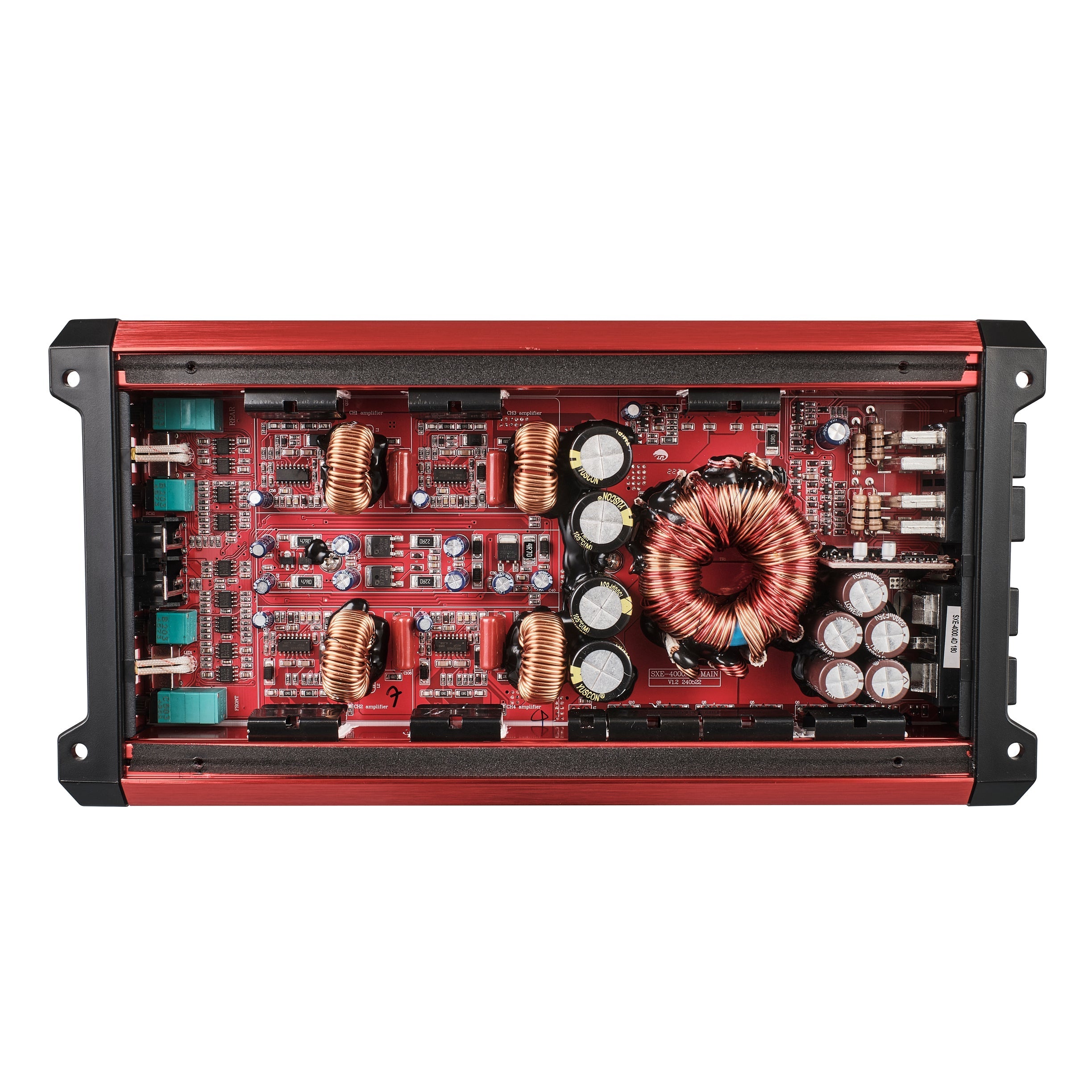 DS18 SXE Class D 4-Channel Full-Range Car Amplifier 4 x 275 RMS @4 Ohm 4000 Watts