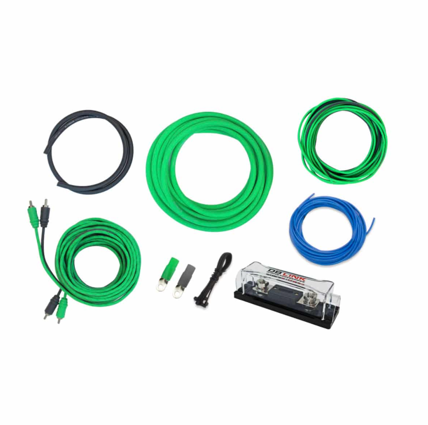 db drive GK8-MANL 8 Gauge X-TREME Green Series Amplifier Kit