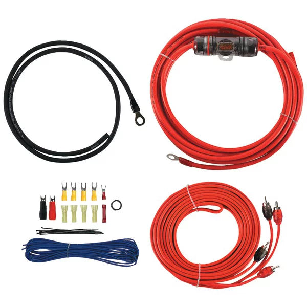 V6-rak8 V6 Series 8-gauge 400-watt Amp Installation Kit With Rca Cables