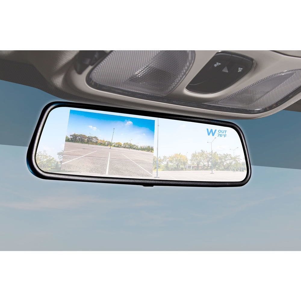IBEAM TE-CTM45 4.5 Inch Compass/Temp Mirror Monitor