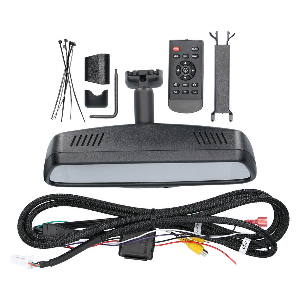 iBeam TE-RM7 7 Inch Mirror/Monitor Single View with 3 Inputs