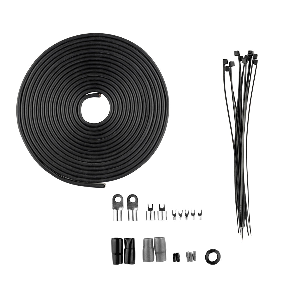 0-GA Amplifiers  Installation Kit Silver
