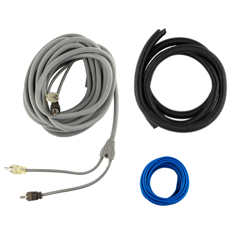 DS18 0-GA Amplifiers  Installation Kit Silver