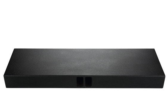2-12'' Slot Ported Behind The Single Cab Truck Seat Poly Sub box