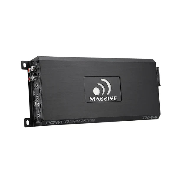 Massive audio TX44 - 120 Watts x 4 @ 4 Ohm RMS 4 Channel Bluetooth Marine Amplifier