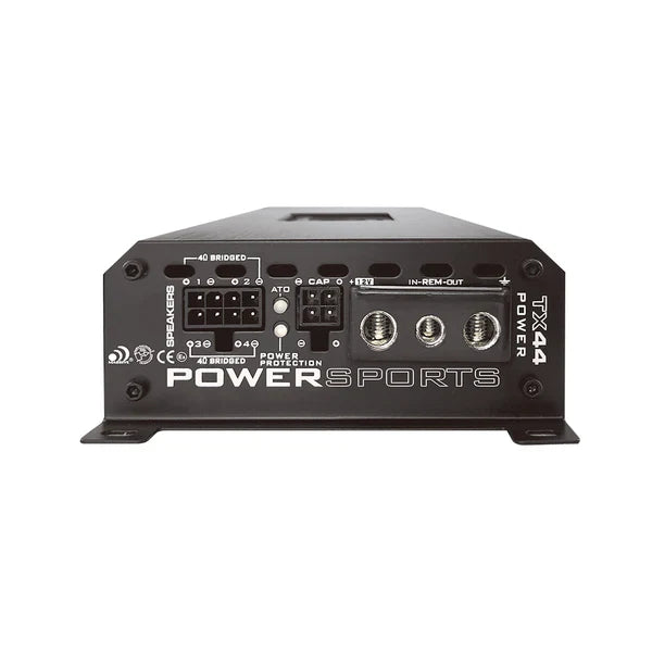 Massive audio TX44 - 120 Watts x 4 @ 4 Ohm RMS 4 Channel Bluetooth Marine Amplifier