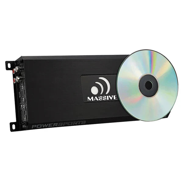 Massive audio TX48 - 200 Watts x 4 @ 4 Ohm RMS 4 Channel Bluetooth Marine Amplifier