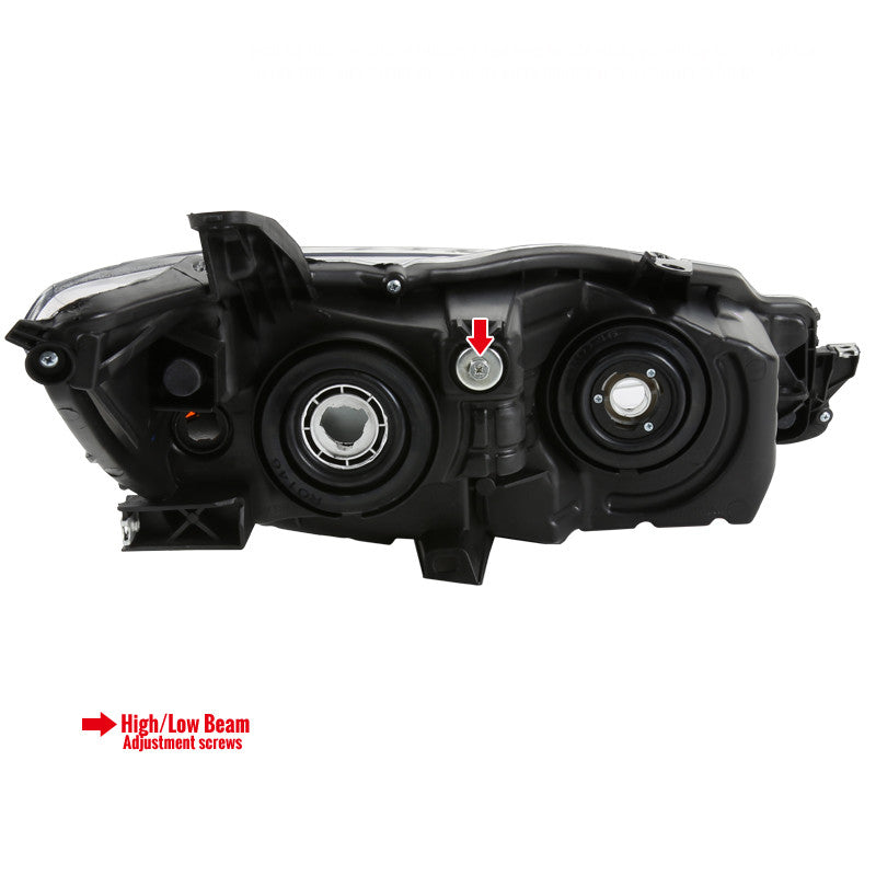 Spec-D 15-17 Toyota Camry Headlights Projector Gunmetal Clear Amber