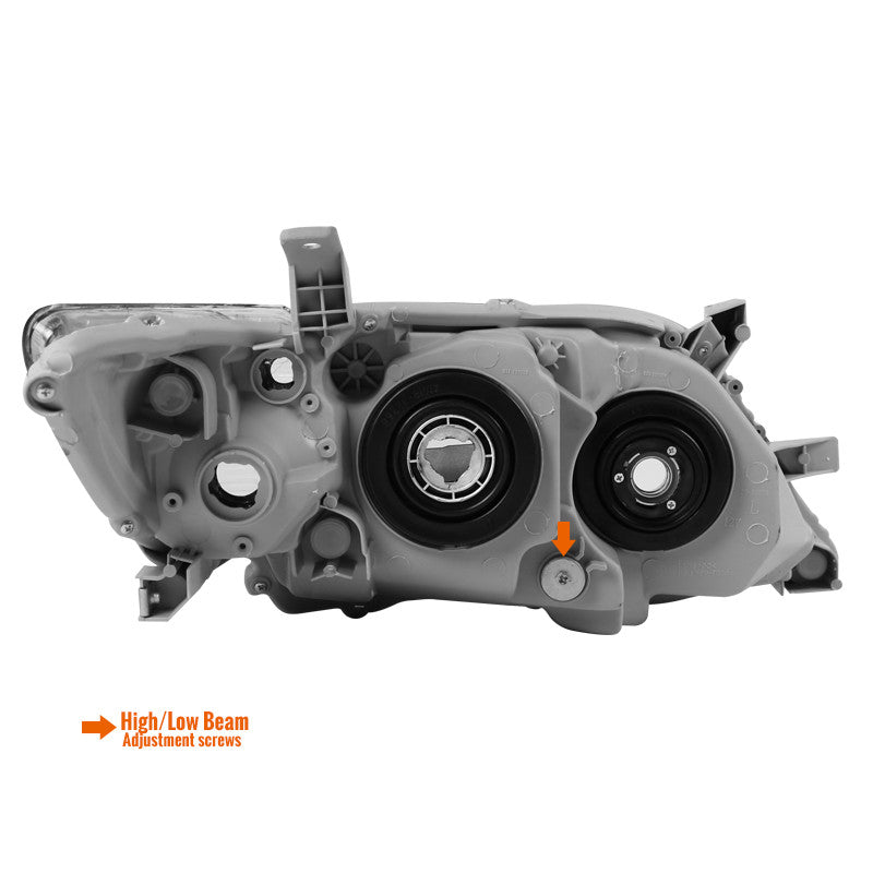 Spec-D 10-11 Toyota Camry Projector Headlights Chrome/Clear Amber