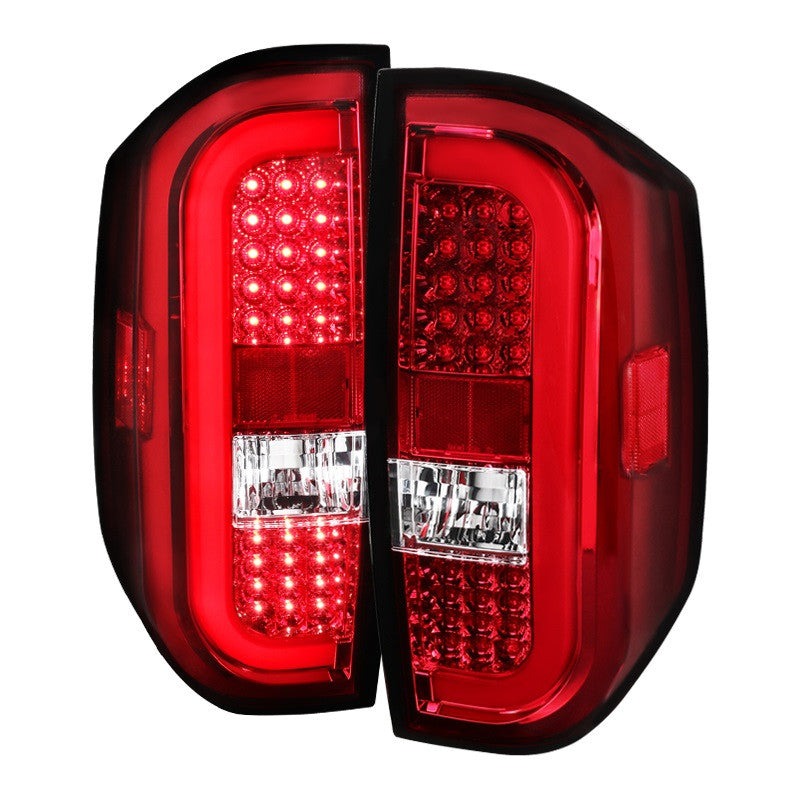 Spec-D 14-21 Toyota Tundra Tail Lights Sequential Chrome/Red/Clear