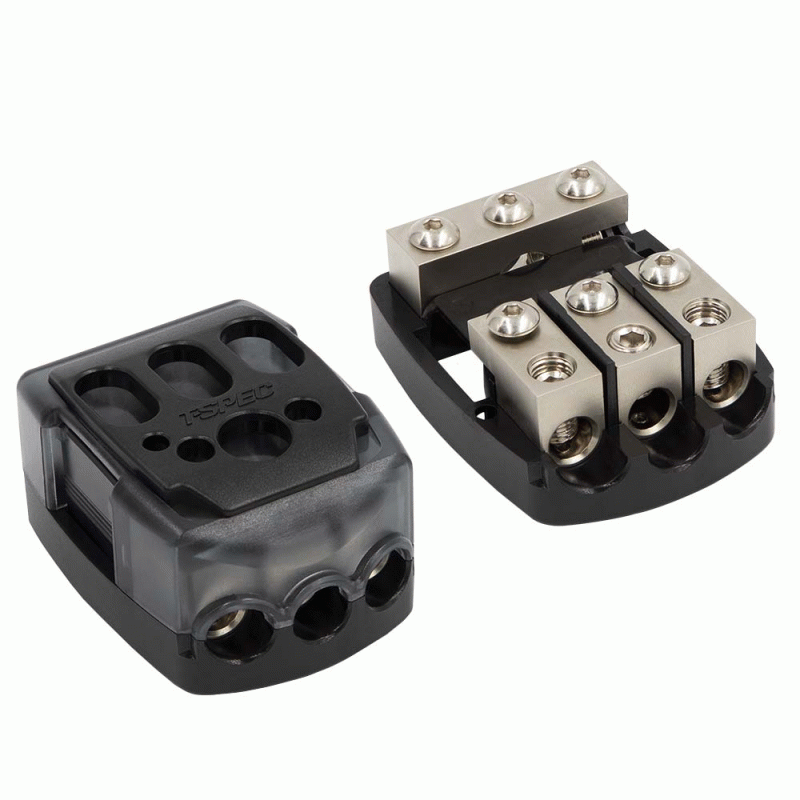 T-Spec V-DIST-PWR MANL Three Position Distribution Block