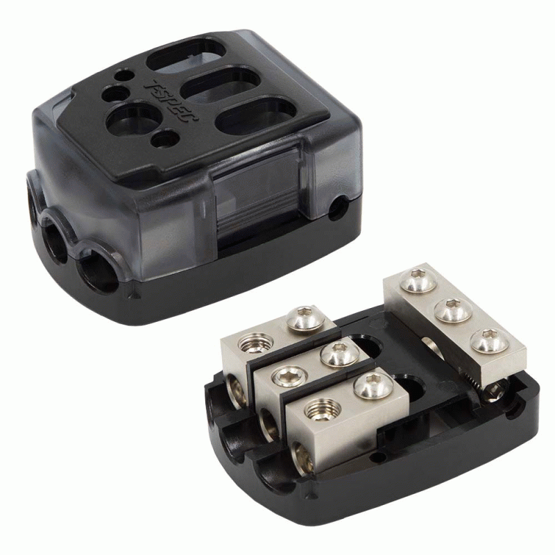 T-Spec V-DIST-PWR MANL Three Position Distribution Block