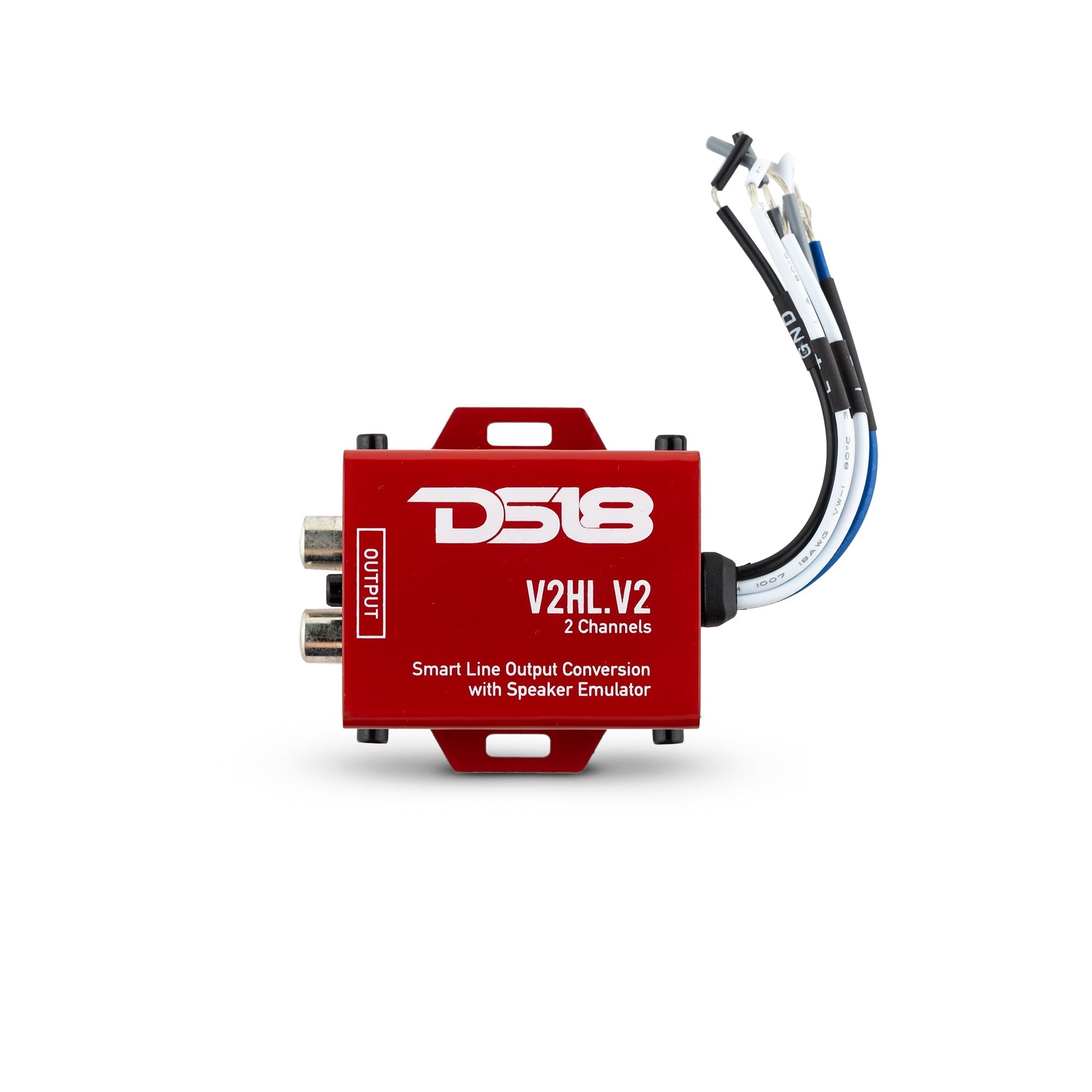 DS18 Hi/Lo Converter 2-Channel with Speaker Emulator (Remote out)