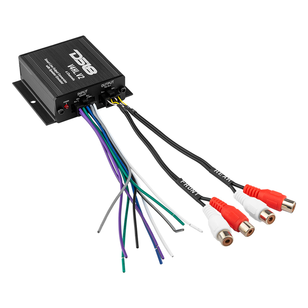 DS18 Hi/Lo Converter 4-Channel with Speaker Emulator (Remote out)