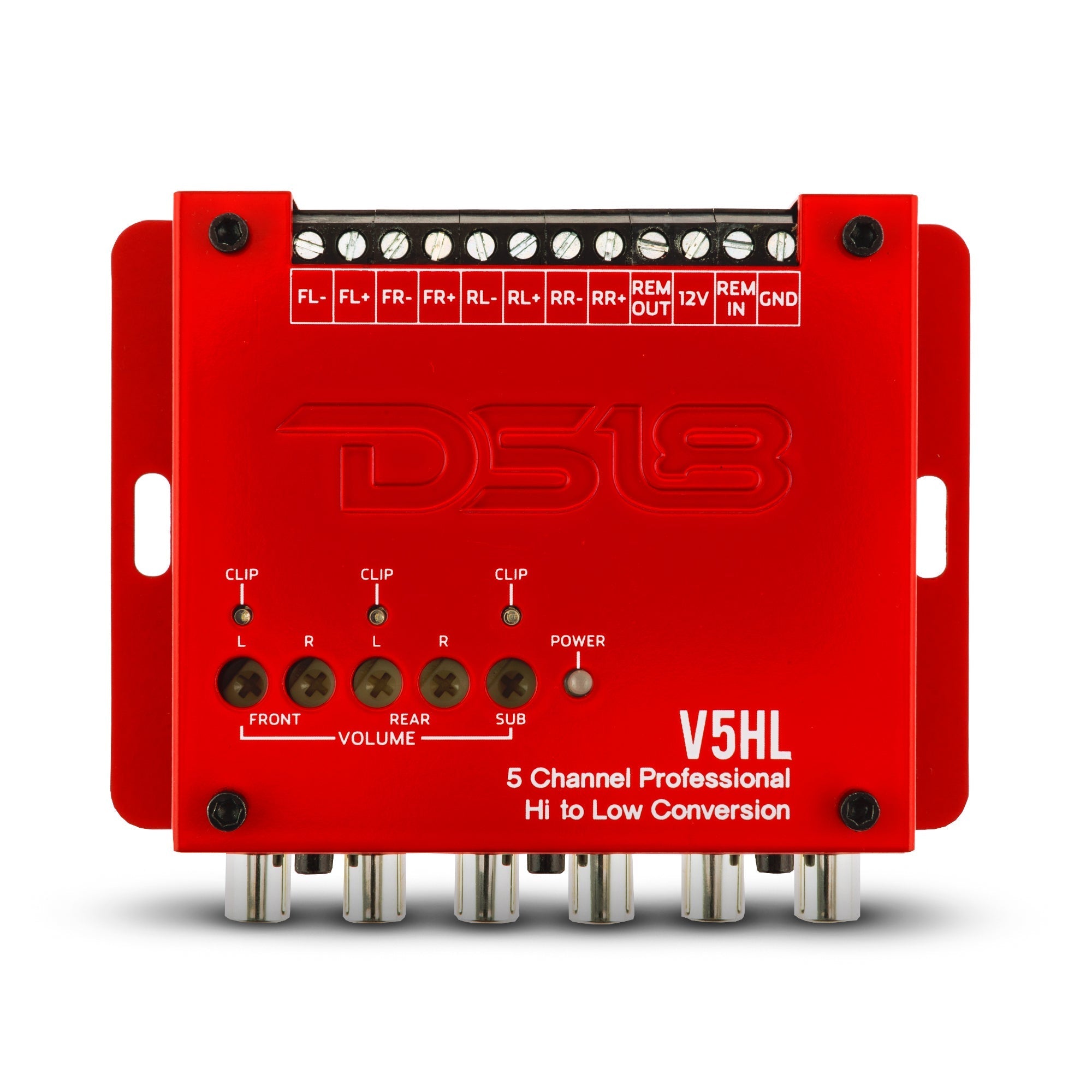 DS18 Hi/Lo Converter 5-Channel with 12 Volt Trigger Output (Remote out)