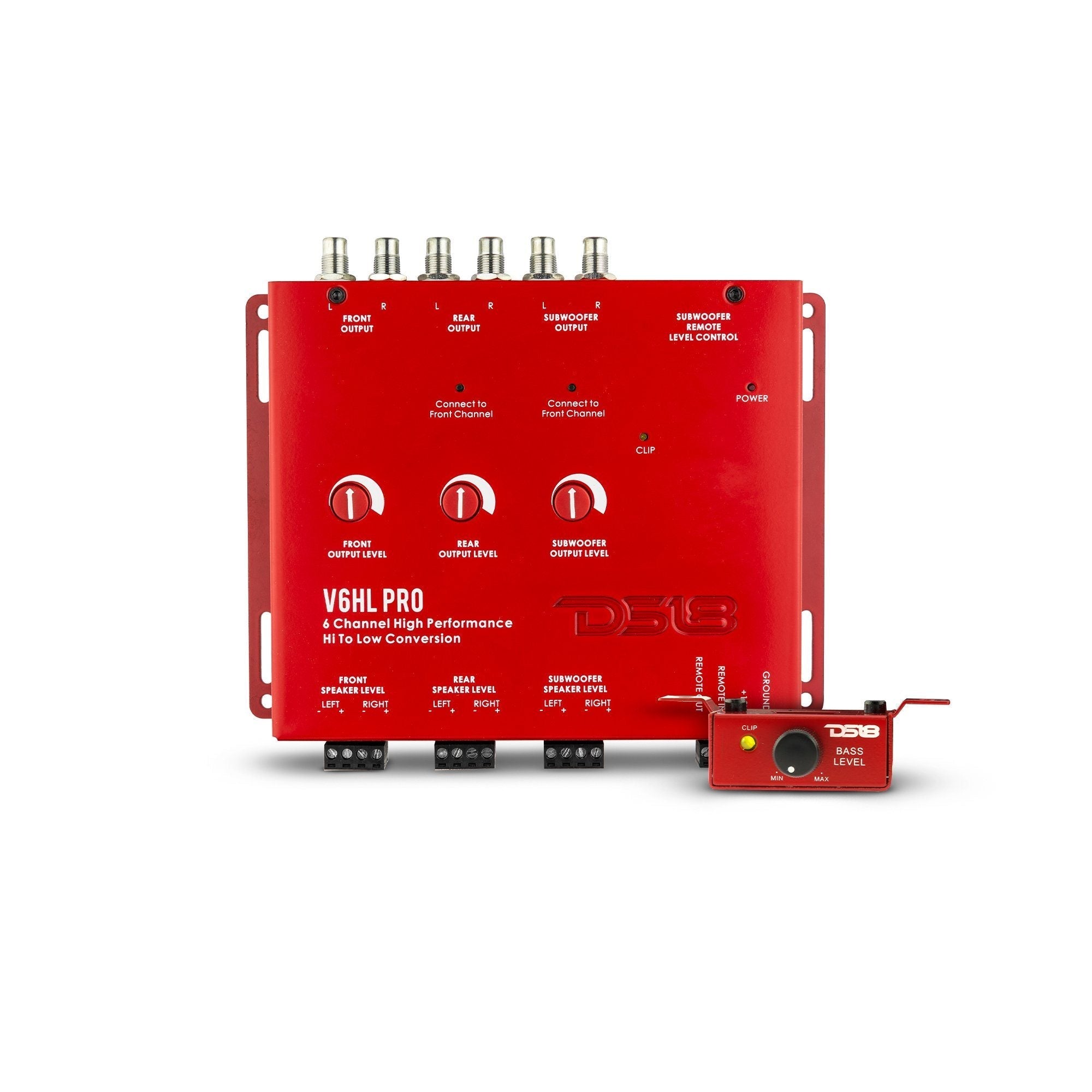 DS18 Hi/Lo Converter 6-Channel with 12 Volt Trigger Output (Remote out)