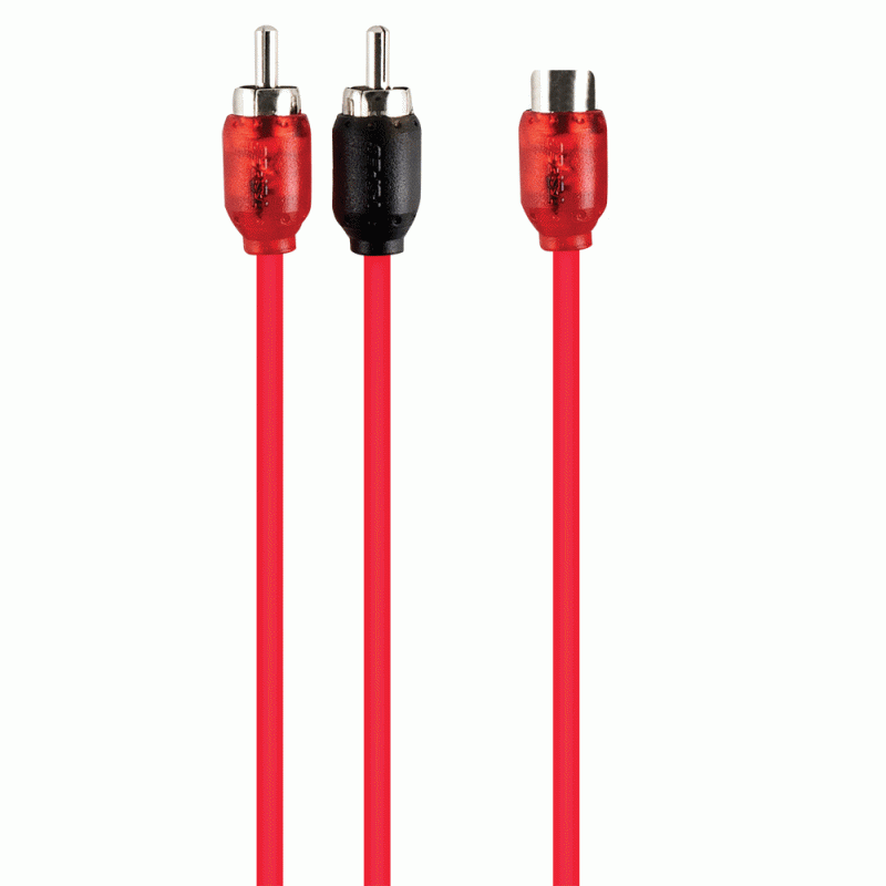 V6RY1-10 RCA v6 Series 2-Channel Audio Y Cable - 1F-2M - 10 pack