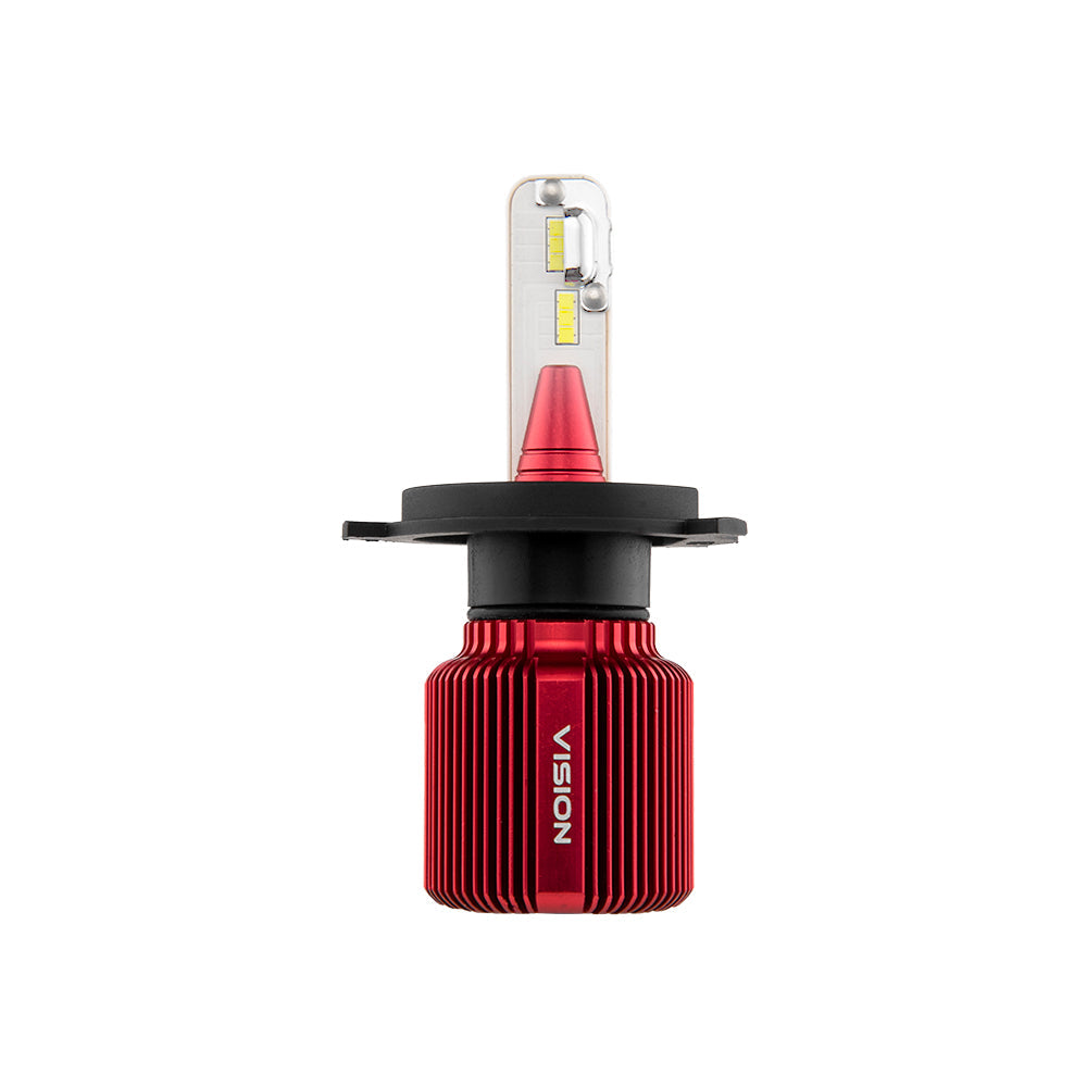 DS18 VISION H4 High/Low CSP LED Conversion Kit 6500K White 8000/5000 Lumens 50/30 Watts