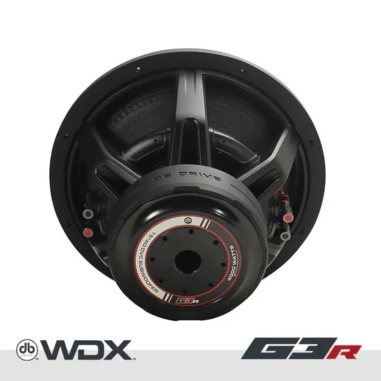WDX15G3R.4 : 15 in. Dual 4-Ohm Subwoofer