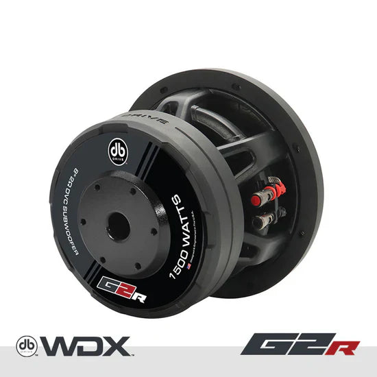 WDX8G2R.2 : 8 in. Dual 2-Ohm Subwoofer