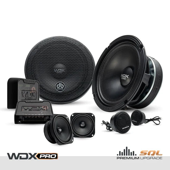 db drive WDX P65C3 : WDX PRO 6.5 in. 3-Way Component Loudspeaker