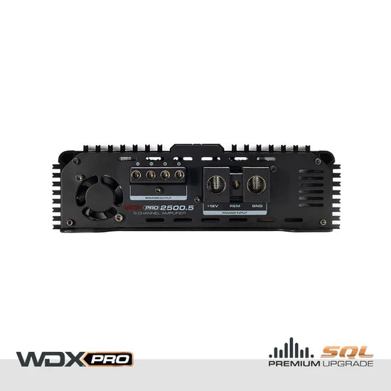 WDX PRO2500.5 : 5-Channel Full-Range Class D Amplifier