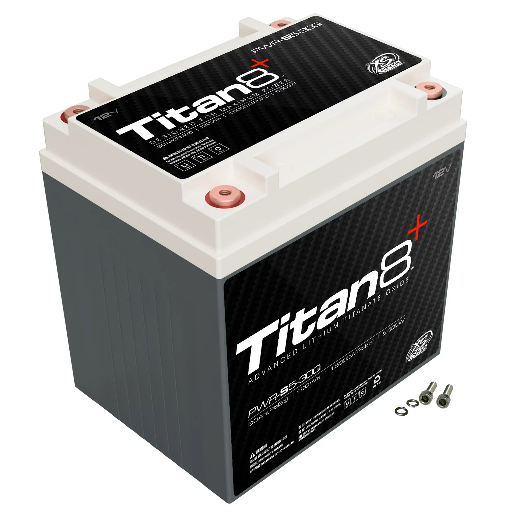 XS Power 12V PWR-S5-30Q Titan8 Series Lithium Titanate Oxide Series Battery
