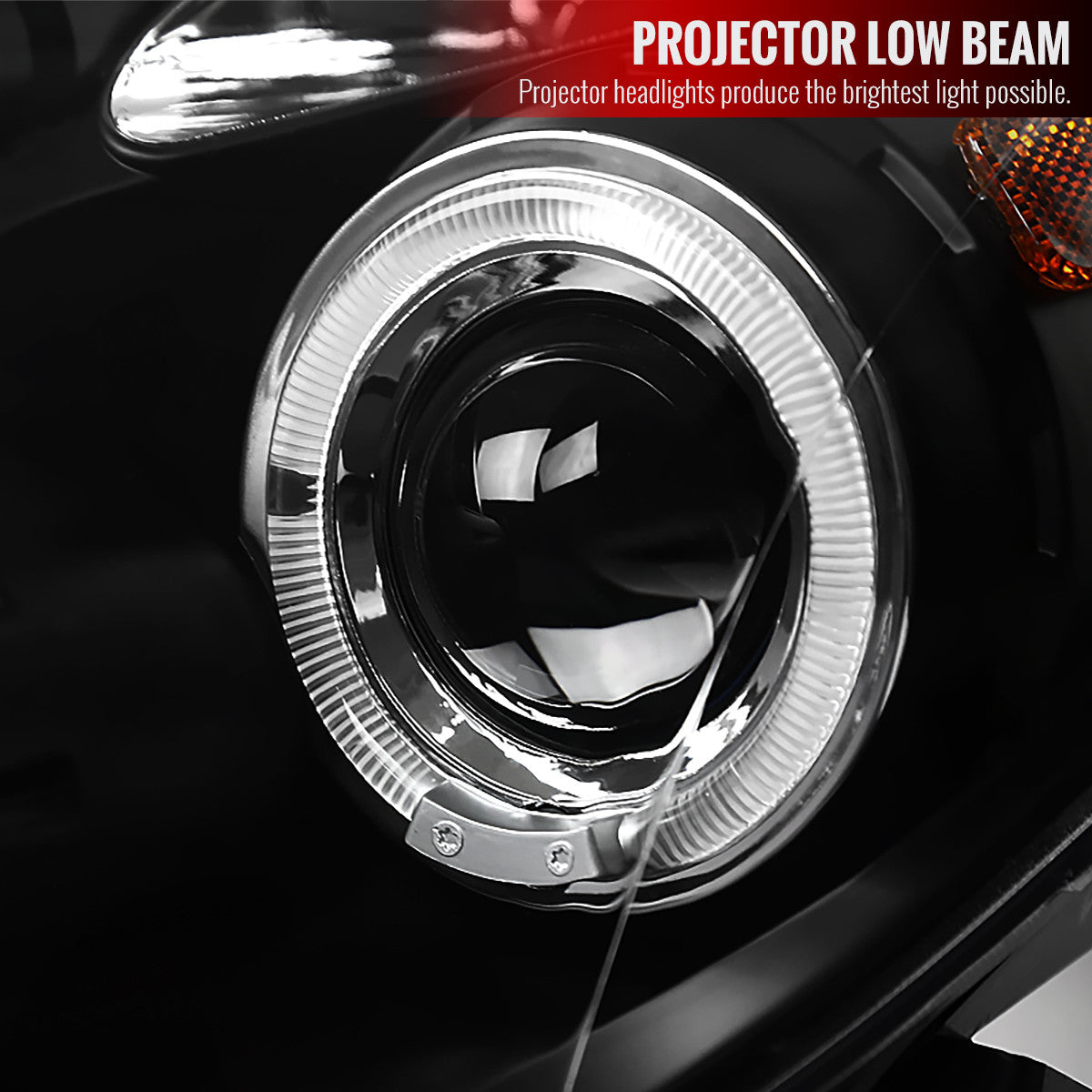 Spec-D 06-08 Toyota Yaris Projector Headlights Smoked 3Dr