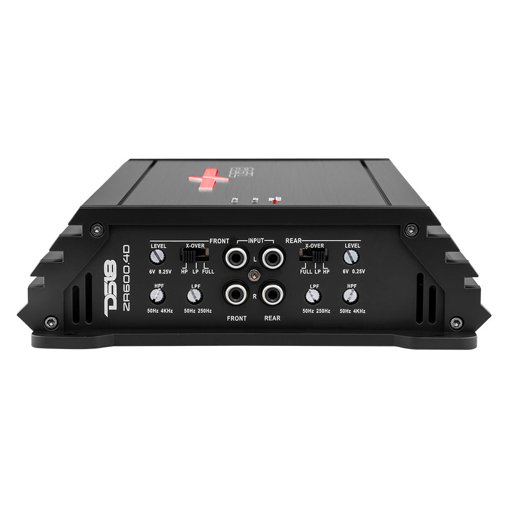 DS18 ZR 4-Channel Class D Amplifier 4 x 150 Watts Rms @ 4-ohm