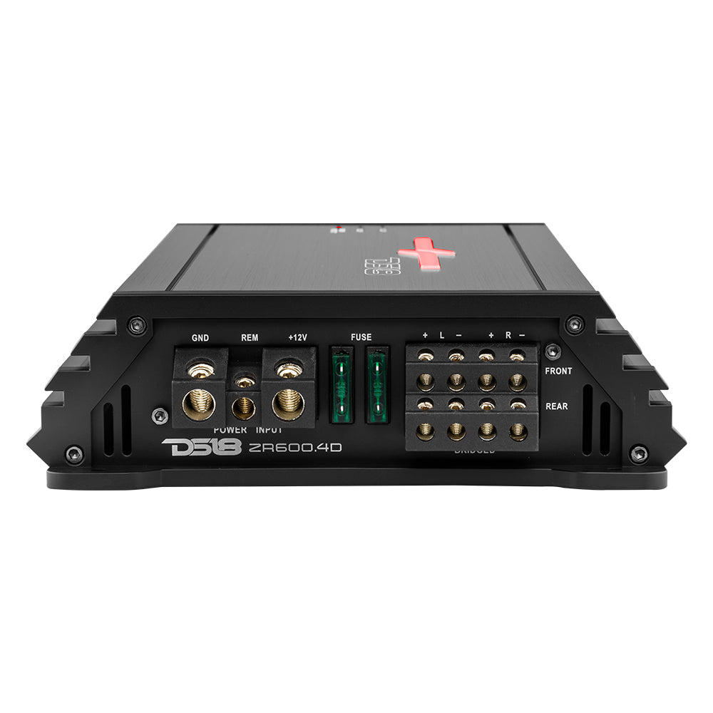 DS18 ZR 4-Channel Class D Amplifier 4 x 150 Watts Rms @ 4-ohm