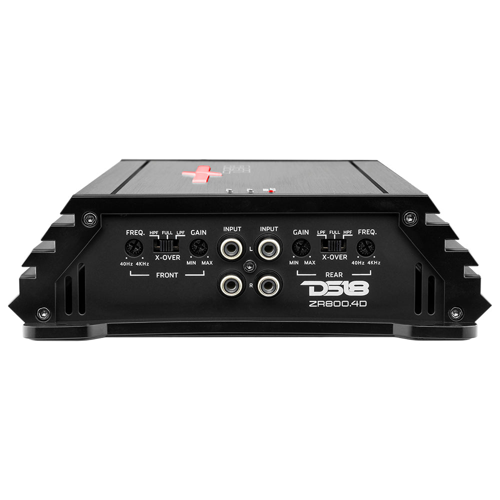 DS18 ZR 4-Channel Class D Amplifier 4 x 200 Watts Rms @ 4-ohm