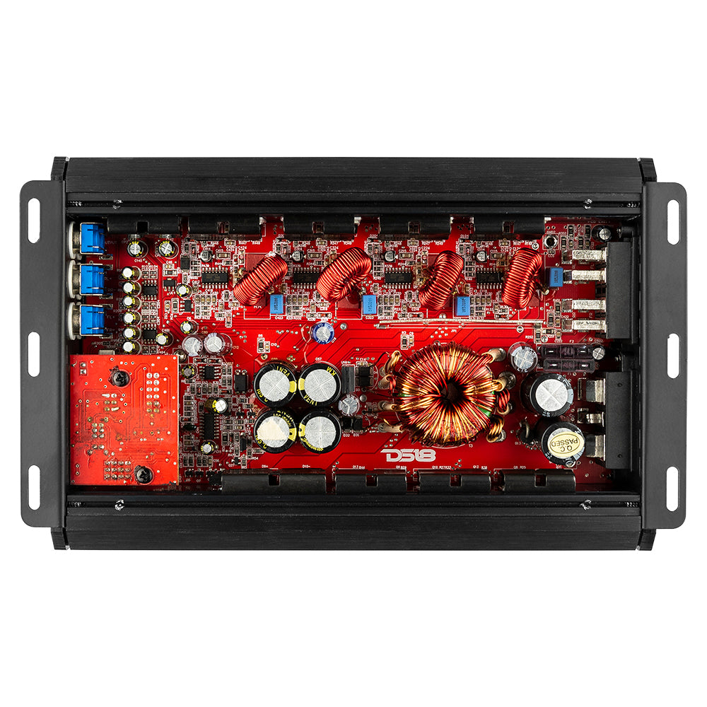 DS18 ZXI 4-Channel Class D Amplifier 4 X 125 Watts Rms @ 4-Ohm