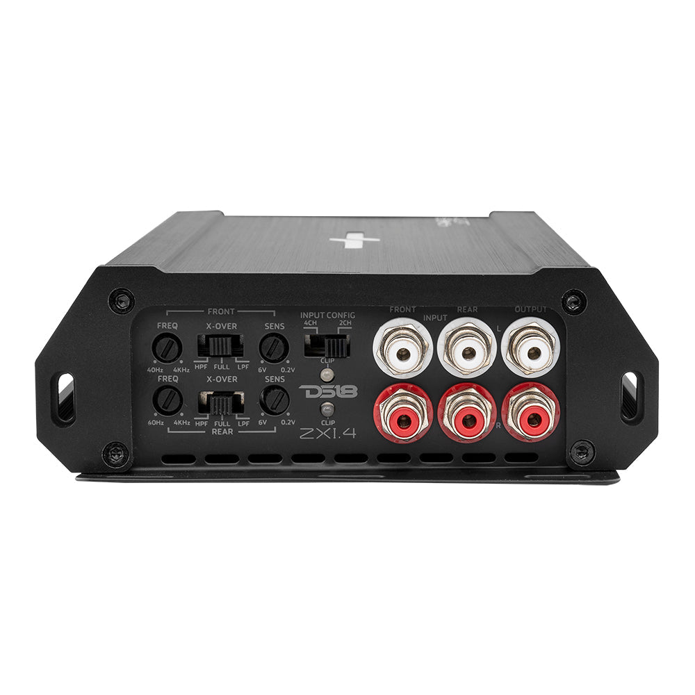 DS18 ZXI 4-Channel Class D Amplifier 4 X 125 Watts Rms @ 4-Ohm