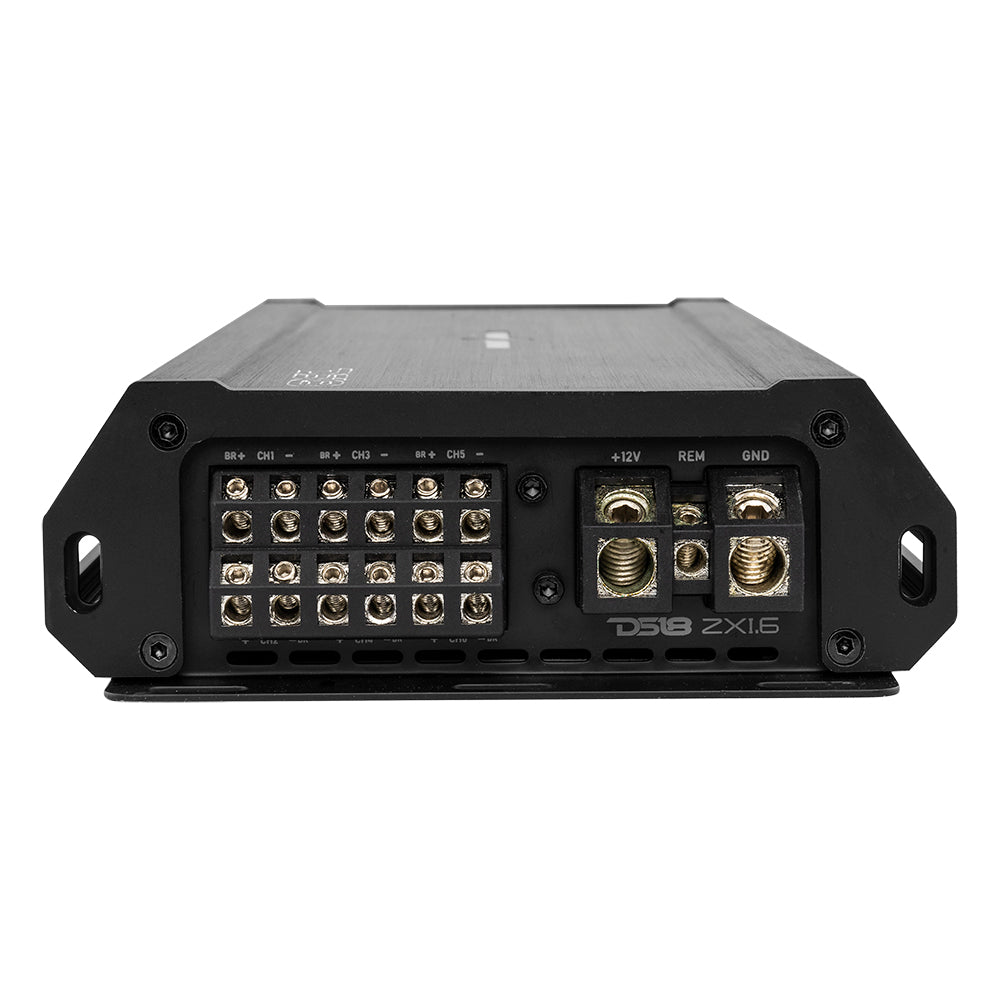 DS18 ZXI 6-Channel Class D Amplifier 6 x 200 Watts Rms @ 4-Ohm