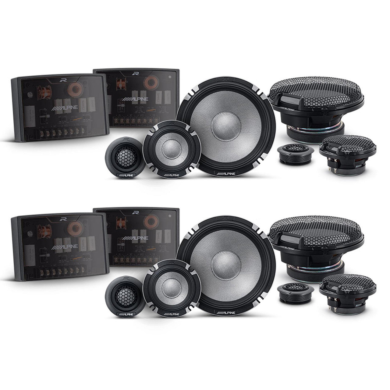 Alpine R2 Speaker Bundle - Two pairs of R2-S653 6.5
