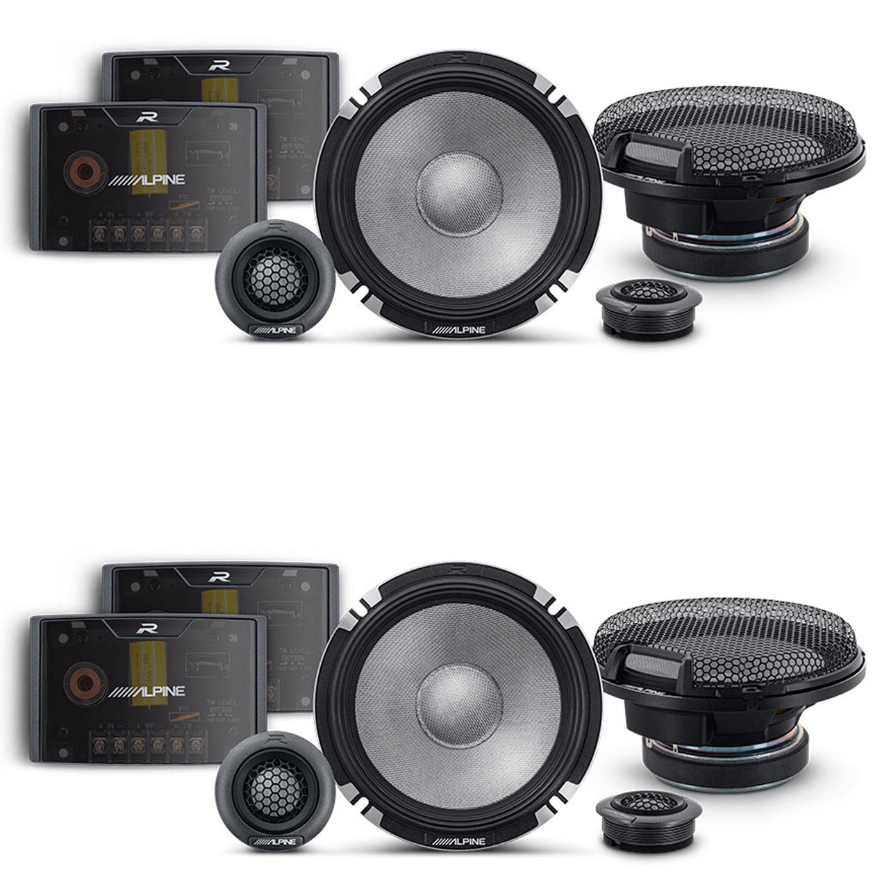 Alpine R2 Speaker Bundle -Two Pairs of R2-S652 6.5