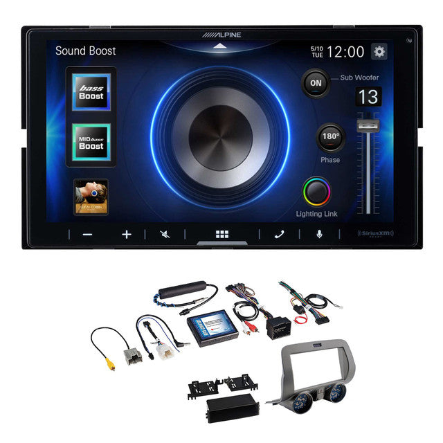 Alpine ILX-W670 7-Inch Mech-less Receiver w/ PAC RPK5-GM4101 2010-15 Chevy Camaro Installation Kit Bundle