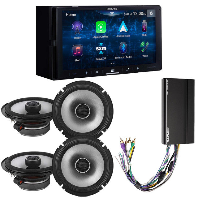 Alpine iLX-W670 Digital Multimedia Receiver & 2 Pairs Alpine S2-S65 Type S 6.5