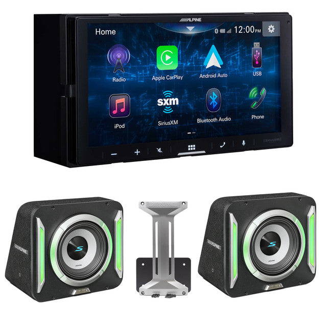 Alpine ILX-W670 Receiver & (2) S2-SB10 PrismaLink™ S2-Series sealed 10