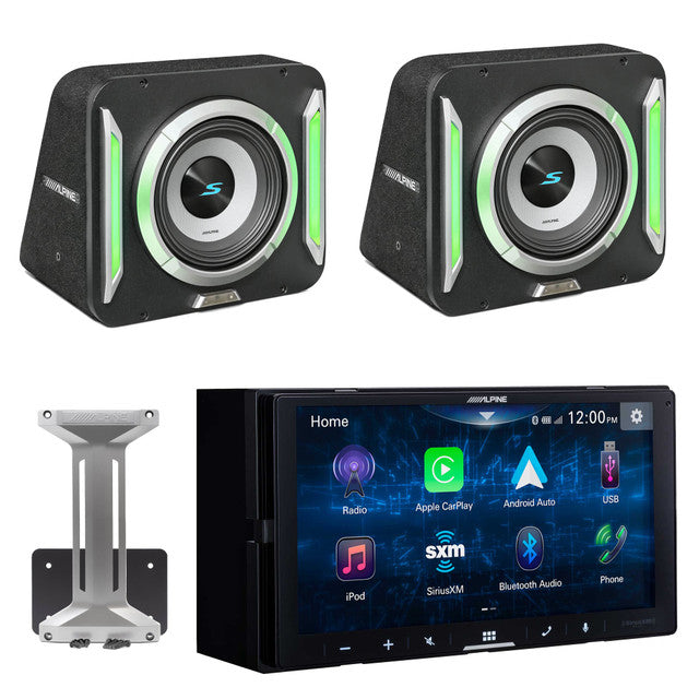 Alpine ILX-W670 Receiver & (2) S2-SB12 PrismaLink™ S2-Series sealed 12