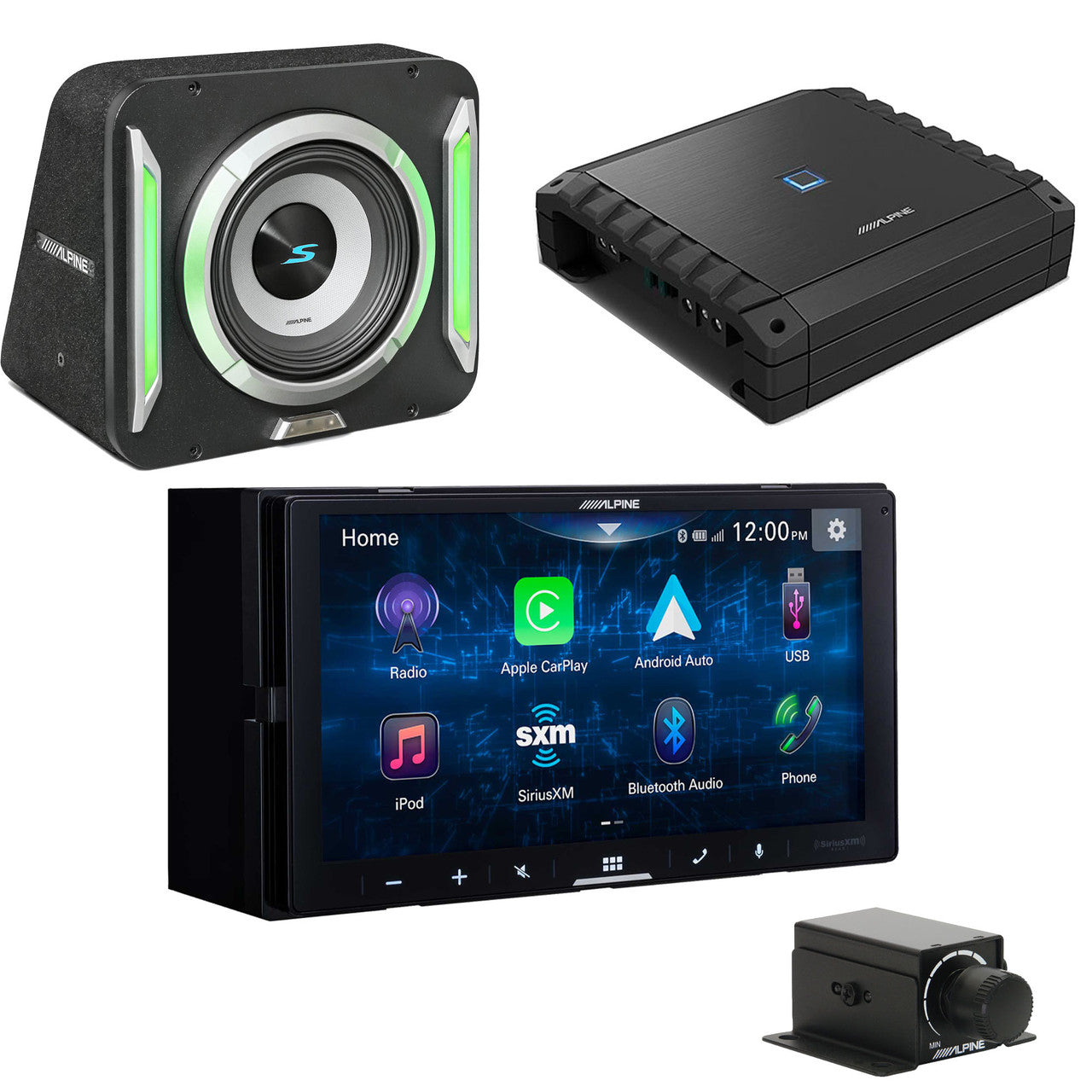 Alpine ILX-W670 Receiver & S2-SB10 PrismaLink™ S2-Series 10