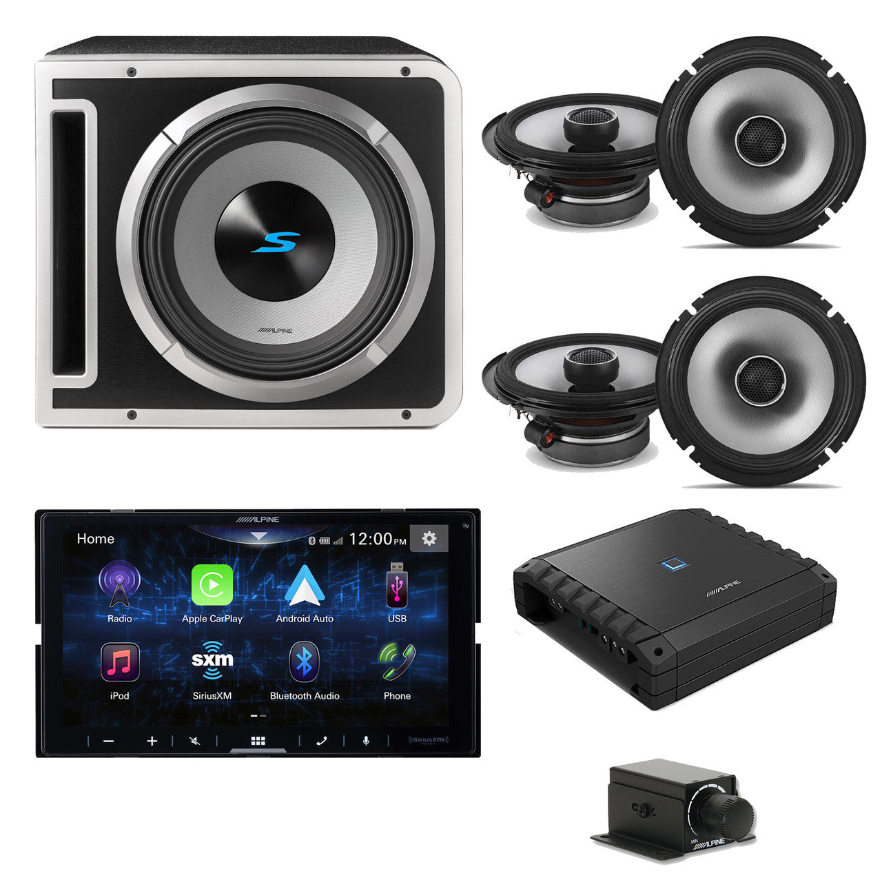 Alpine ILX-W670 Receiver & (2) S2-S65 6.5