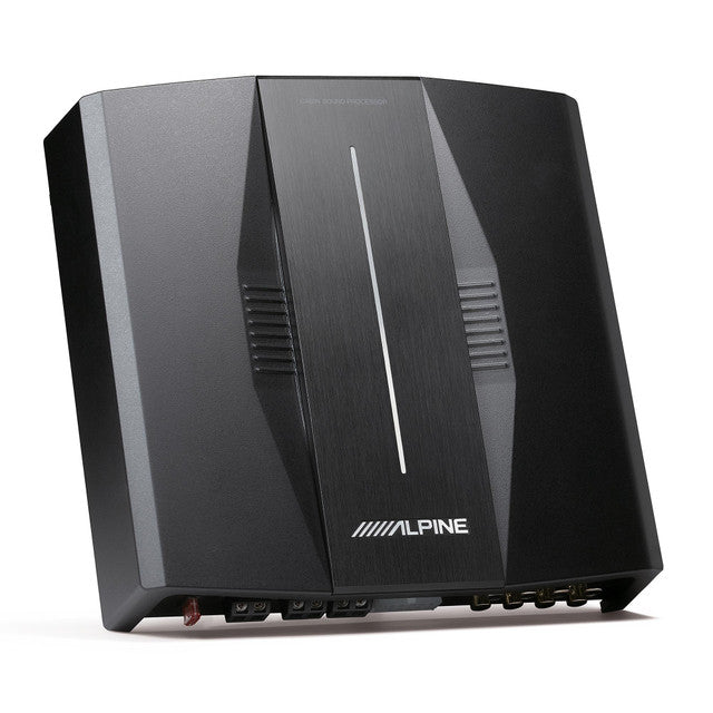 Alpine PXE-C80-88 OPTIM8 8-Channel Hi-Res Digital Sound Processor Amplifier w/ (2) SS-SB10 Subwoofer, (2) R2-S69C Bundle