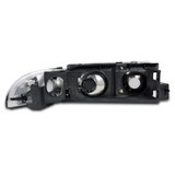 Spec-D 91-96 Chevy Impala Chrome Headlights Corner Lights