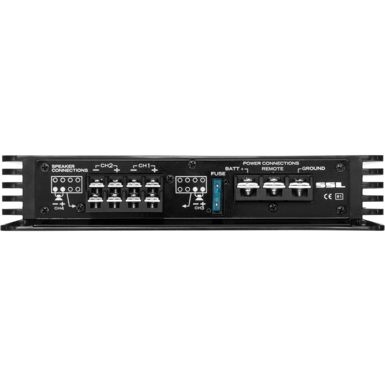 Ssl Evolution Ev400.4 Car Amplifier - 400 W Pmpo - 4 Channel - Class Ab - 8 Ohm - 12 Hz To 22 Khz - 4 X 38 W @ 4 Ohm - 4 X 75 W @ 2 Ohm (ev4004)