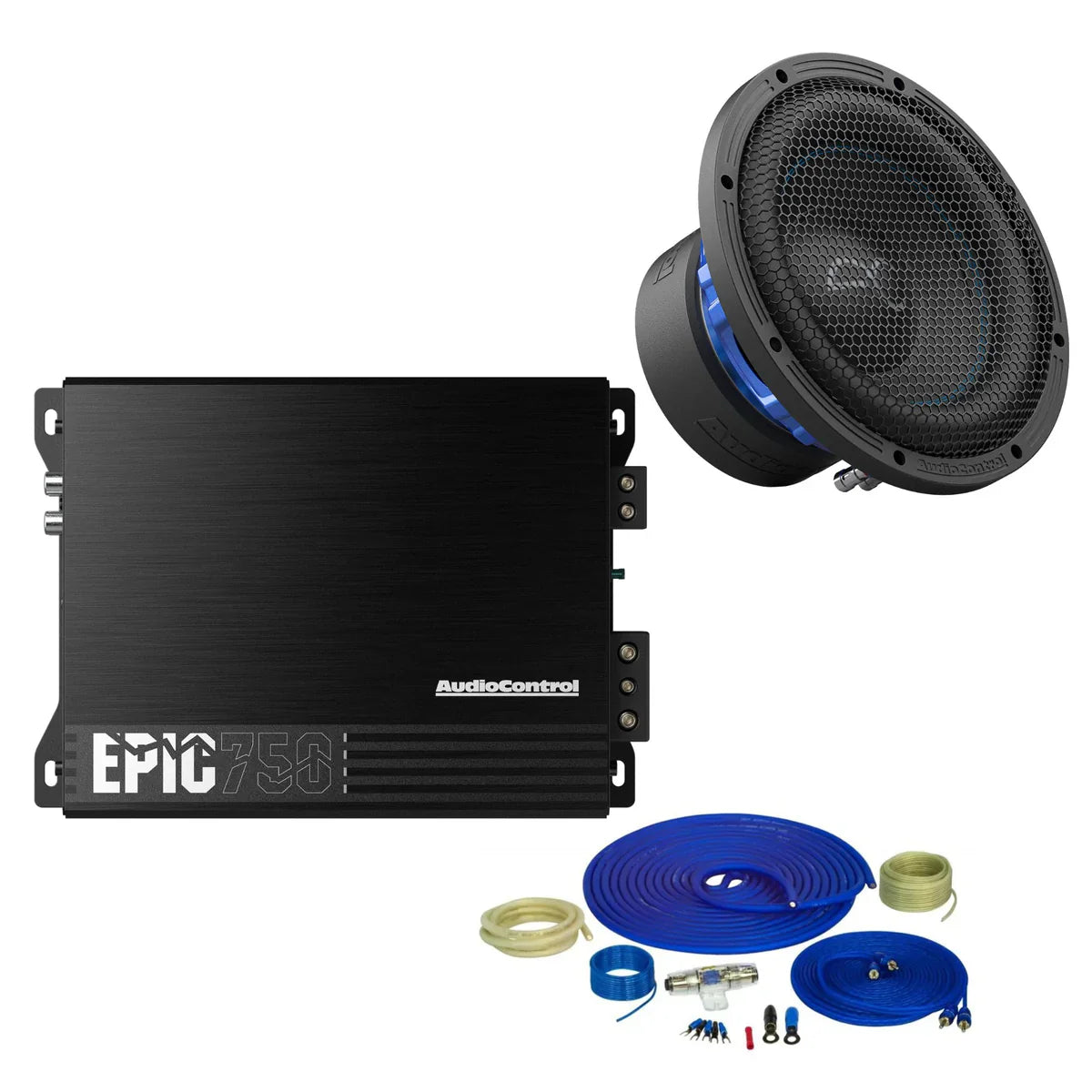 AudioControl EPIC750 Amplifier Bundle with 10